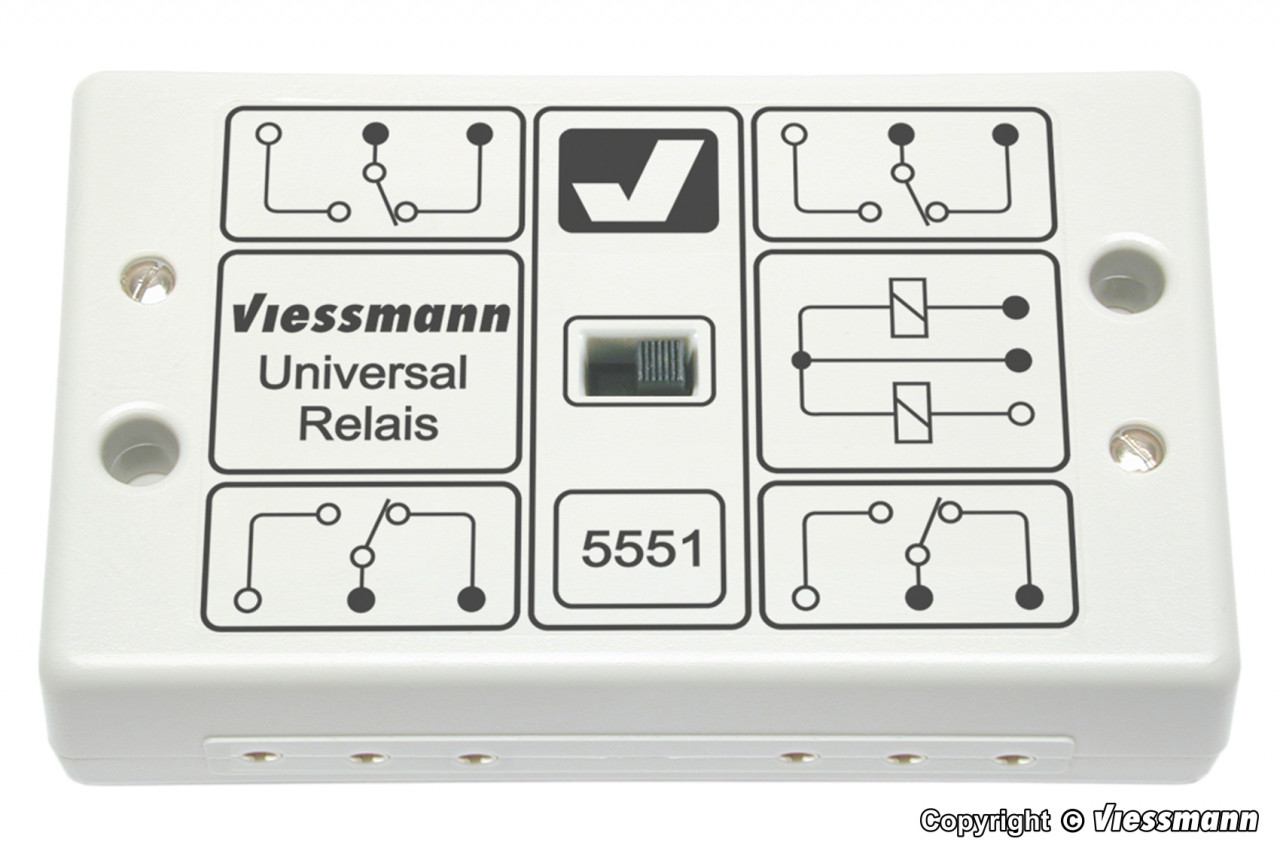 Viessmann 5551 Universal relay 1 x 4UM