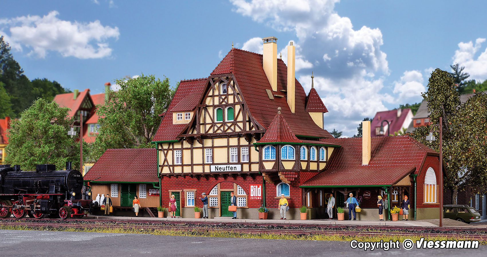 Vollmer 43510 HO Highland Station Neuffen