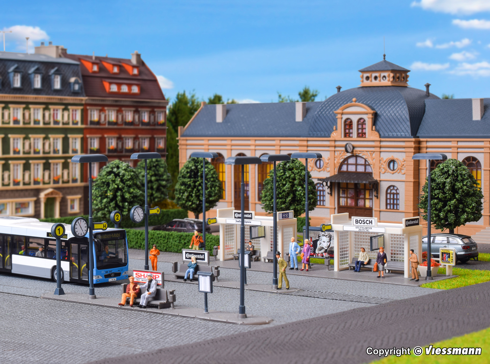 Vollmer 45148 HO Bus Station