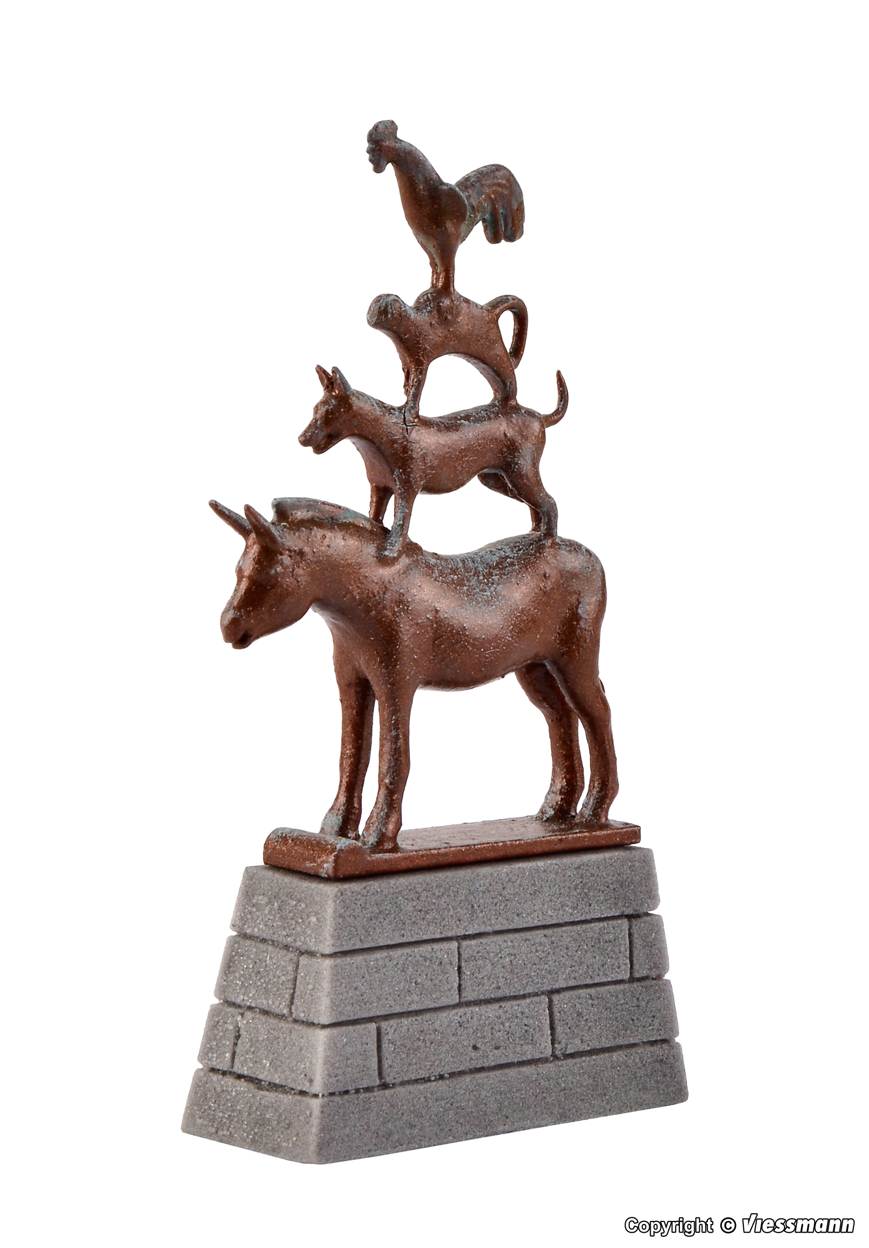 Vollmer 48287 HO HO The Bremen Town Musicians statue