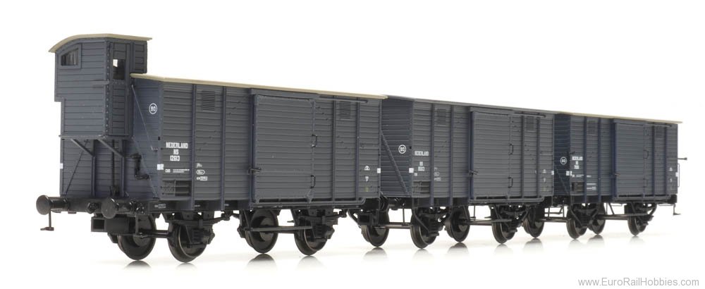 Artitec 20.217.10 Set 3x Dutch box car CHD 4 metres, 8563, 7806