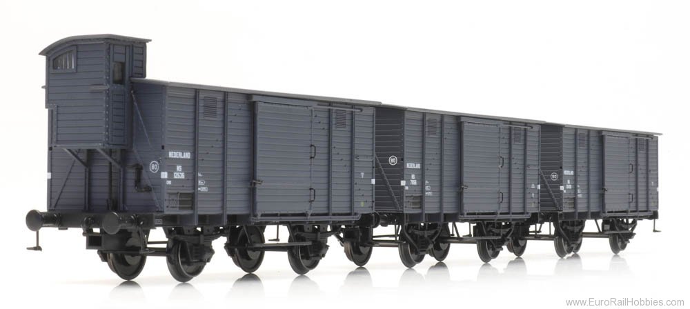Artitec 20.217.11 Set 3x Dutch box car CHD 4 metres, 12450, 785