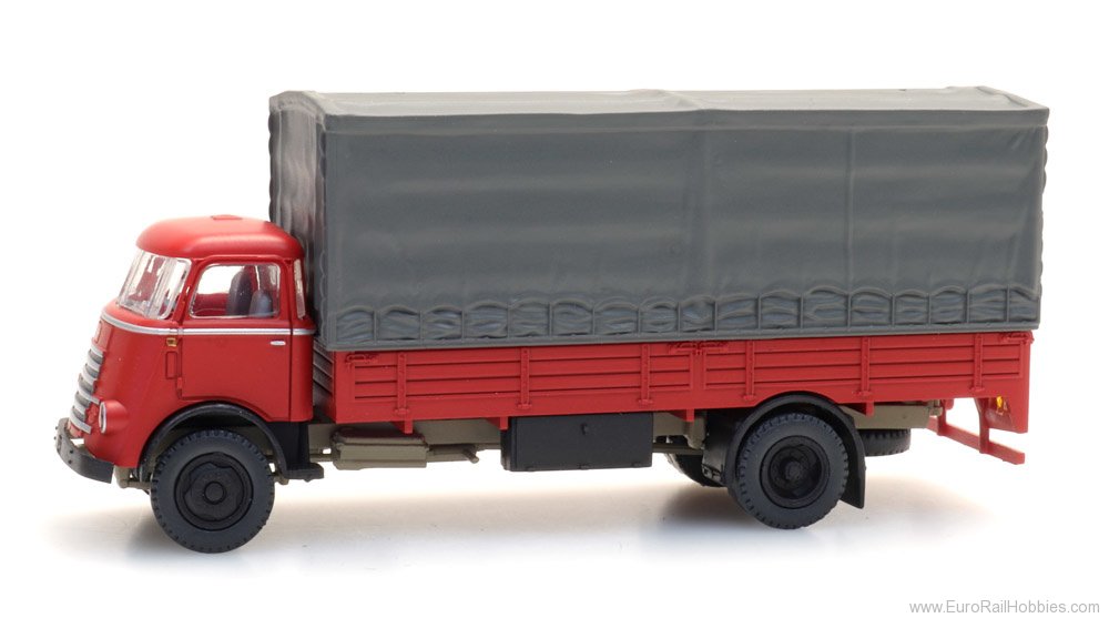 Artitec 487.040.01 DAF cabin '55 with canvas cover, red