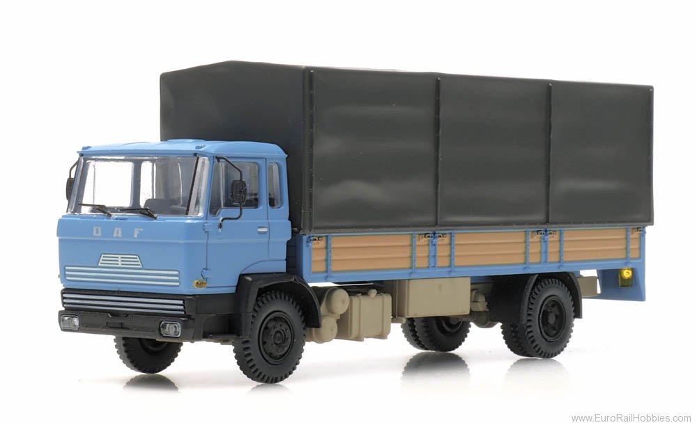 Artitec 487.051.01 DAF tilt-cab 1970 open bed truck with canvas 