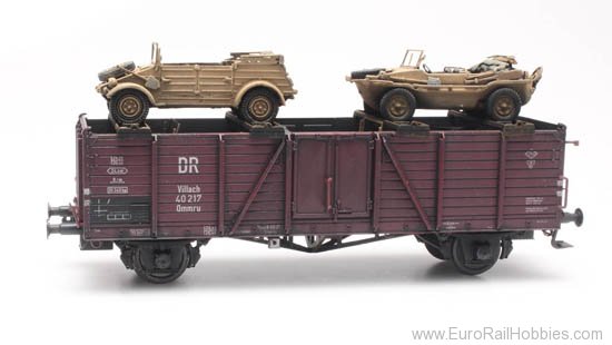 Artitec 487.801.66 Cargo: Railway transport KÃ¼bel-Schwimmwage