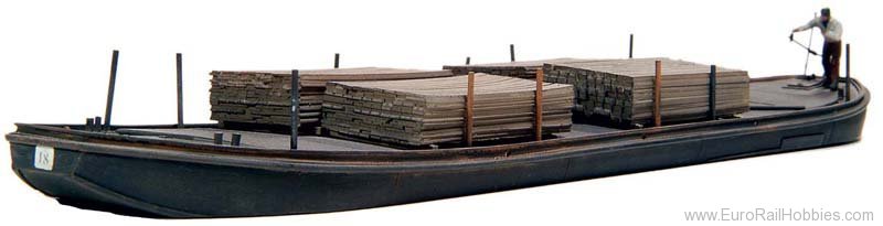 KIBRI 38520 1/87 Maquette Ho Kit Bateau Pousseur De Barge H0 EUR 38,04