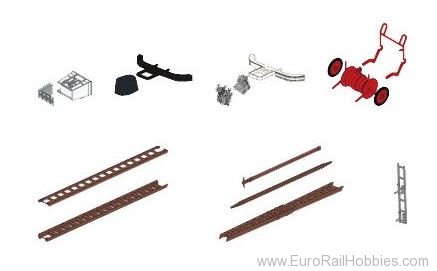 Brekina 10069 Accessory set - MB short hood FW DLK 30 and L