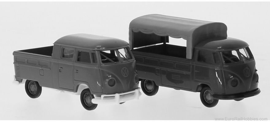 Brekina 10211 Kit - 2 VW T1b platform and Doka, 1960