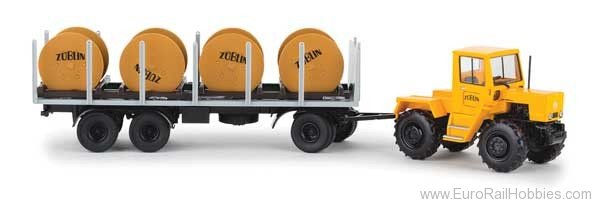 Brekina 13718 1975 Mercedes-Benz Trac 800 Tractor with Cabl
