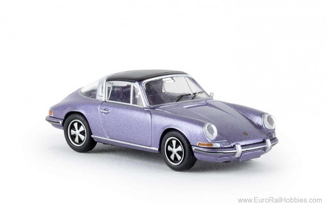 Brekina 16261 Porsche 911 targa, brombeer-metallic, TD