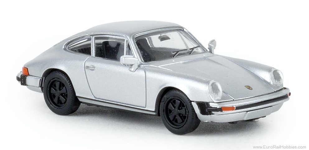 Brekina 16320 1975 Porsche 911 G-Reihe Coupe - Silver