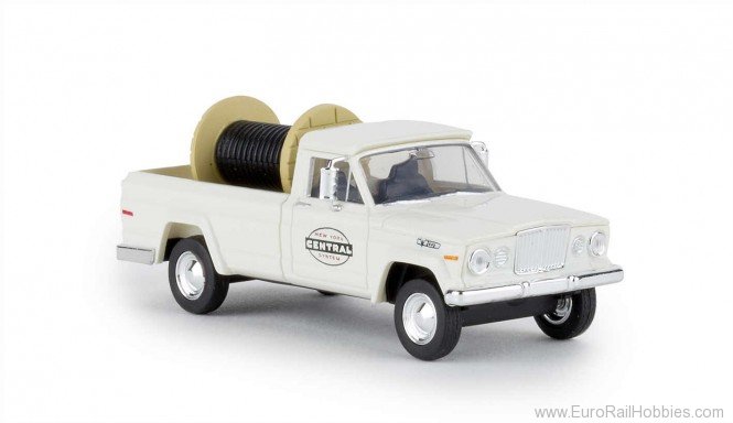 Brekina 19808 Jeep Gladiator ''New York Central'' with frei