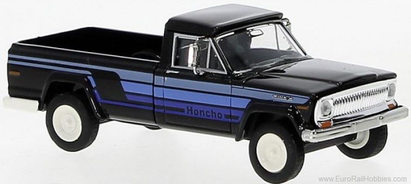 Brekina 19810 Jeep Gladiator B Honcho black, blue, 1968