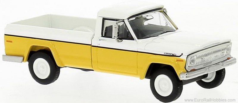 Brekina 19814 Jeep Gladiator B white, yellow, 1968