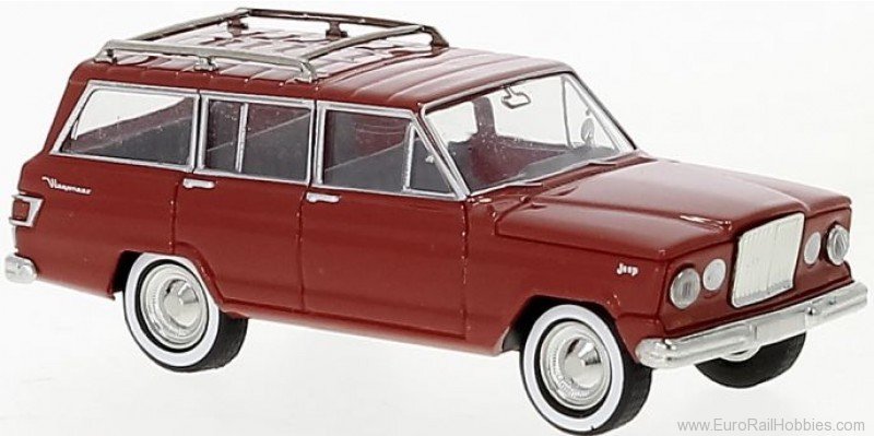 Brekina 19869 Jeep Wagoneer A red, 1964 (Factory Sold Out)