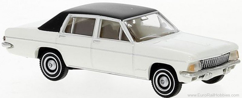 Brekina 20724 Opel Admiral white, black, 1969