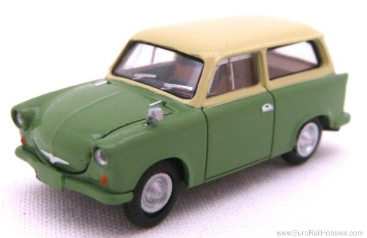 Brekina 27553 Trabant Kombi, zweifarbig Green 