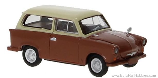 Brekina 27554 Trabant Kombi, zweifarbig Brown
