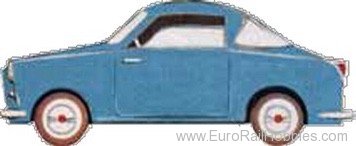 Brekina 27856 Goggomobil Coupe pastellBlue