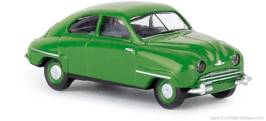 Brekina 28603 Saab 92, light green, TD