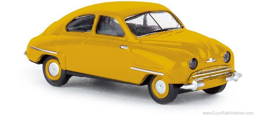 Brekina 28604 Saab 92, dark yellow, TD