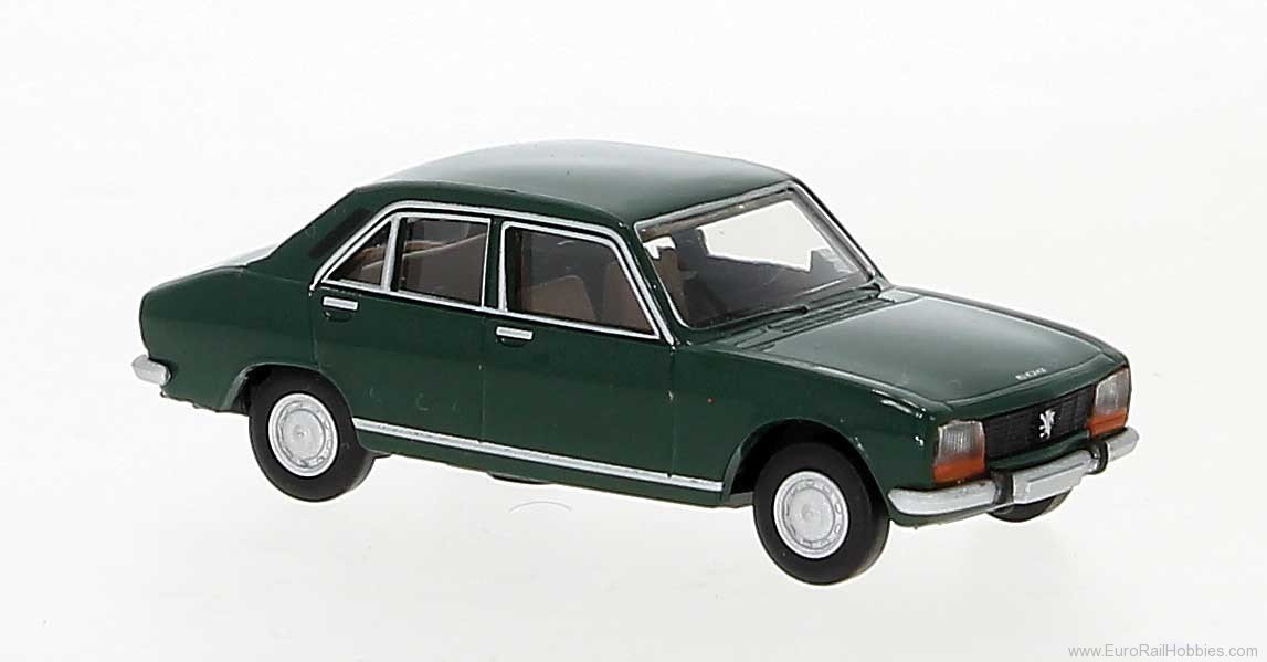 Brekina 29118 1968 Peugeot 504 Sedan - Green
