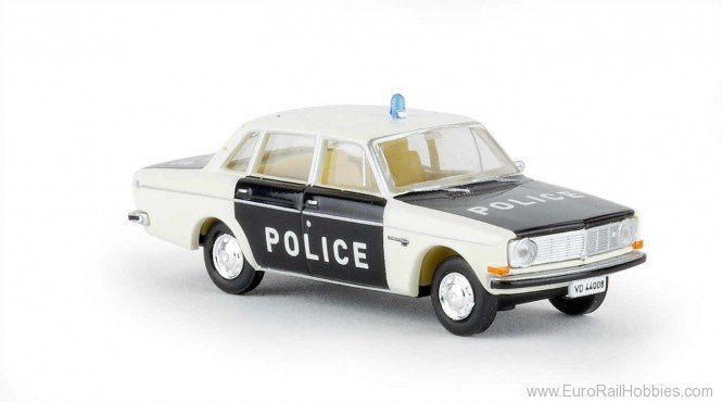 Brekina 29419 Volvo 144 Police Waadt/Vaud, TD