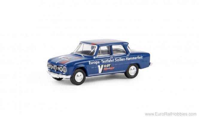 Brekina 29521 Alfa Romeo Giulia 1600 Blue  Testf