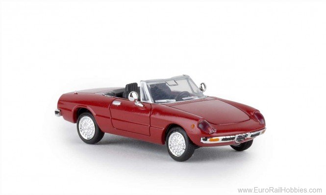 Brekina 29600 Alfa Romeo Spider Fastback rosso corso