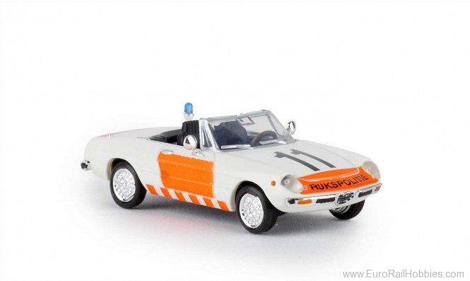 Brekina 29603 Alfa Romeo Spider Fastback of the Rijkspoliti