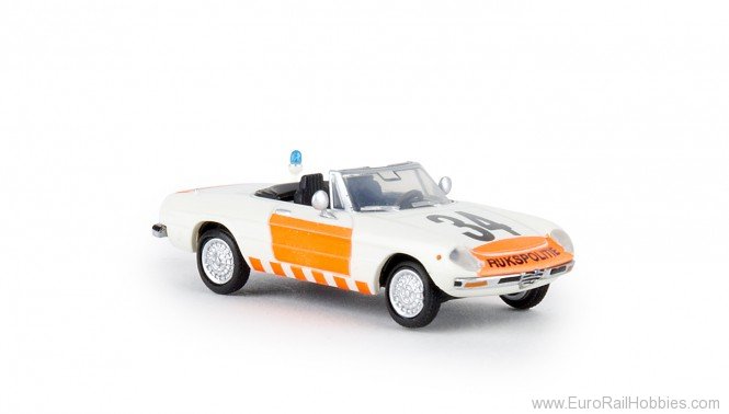 Brekina 29604 Alfa Romeo Spider Rijkspolitie 34 (TD), TD