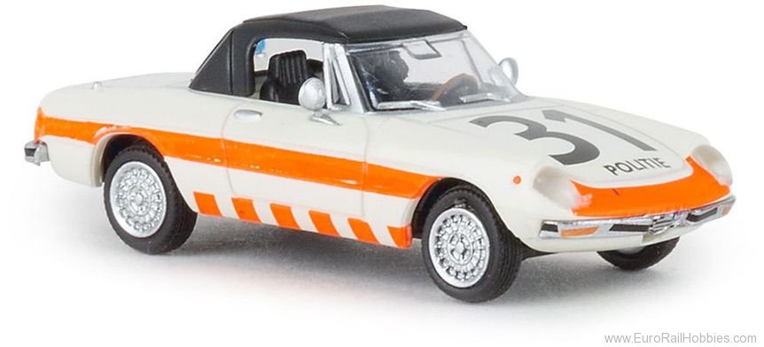 Brekina 29609 Alfa Spider Fastback Politie 31, TD