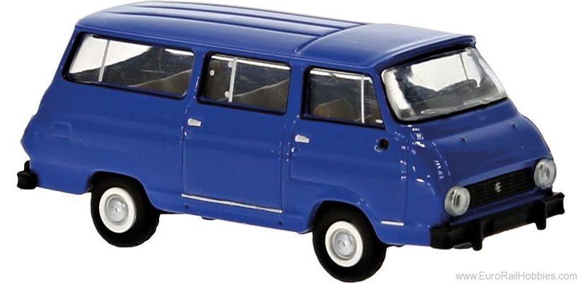 Brekina 30800 Skoda 1203 bus, blue