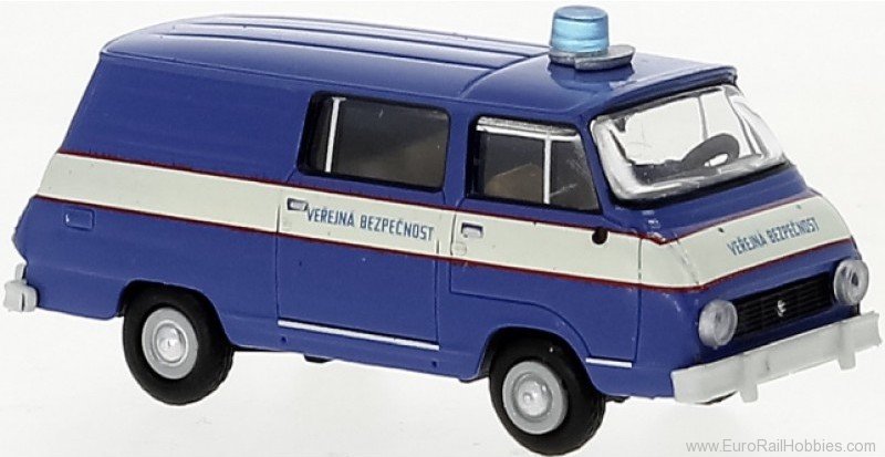 Brekina 30808 Skoda 1203 half bus blue, 1969, VB