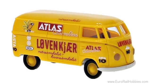 Brekina 32064 VW T1a box Atlas Lovenkjaer, 1950