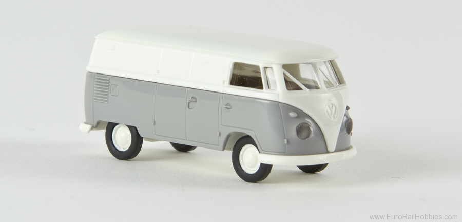 Brekina 32630 VW T1b Kasten Grey/White Economy