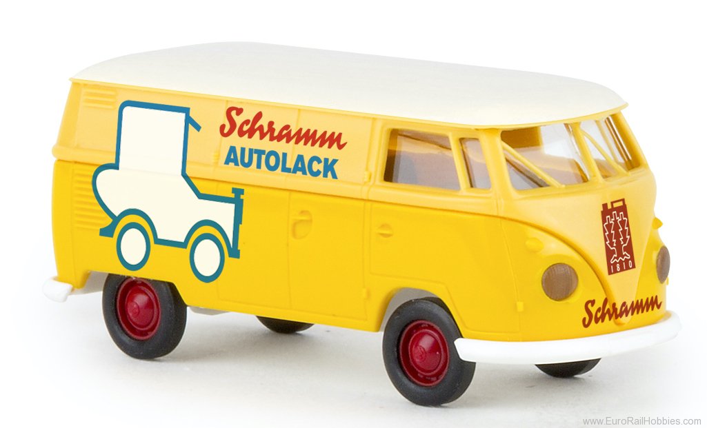 Brekina 32718 1960-1963 Volkswagen T1b Cargo Van with Rear 