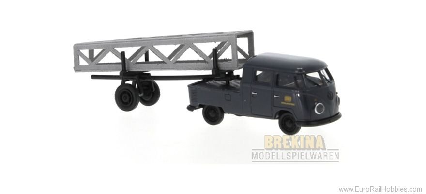 Brekina 32832 1960-1963 Volkswagen Pritsche T1b Crew-Cab Pi