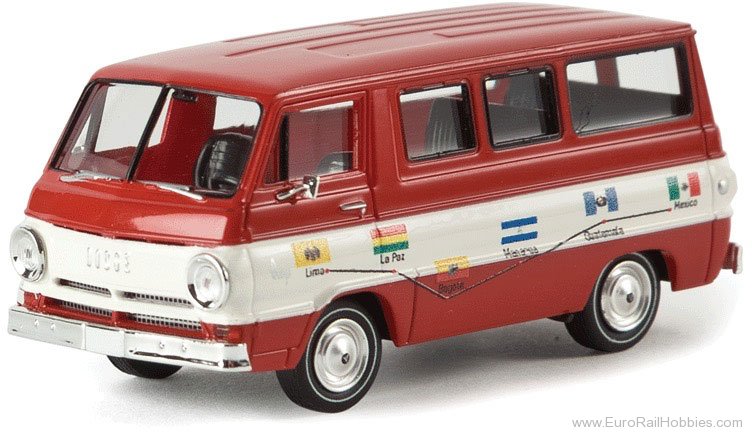 Brekina 34318 1964 Dodge A 100 Passenger Van - Around the W
