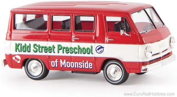 Brekina 34320 1964 Dodge A 100 Passenger Van - Moonside 