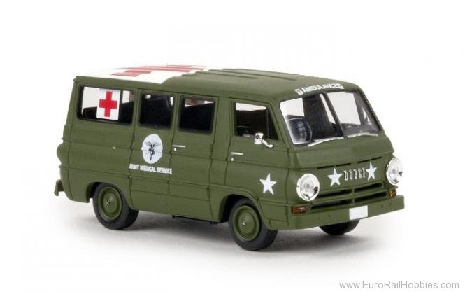 Brekina 34322 Dodge A 100 Bus US Army medical S