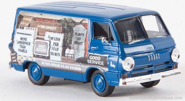 Brekina 34364 1964 Dodge A 100 Cargo Van - Loading 