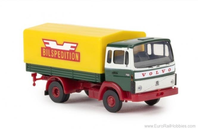 Brekina 34755 Volvo F613 PrPlLkw Bilspedition (