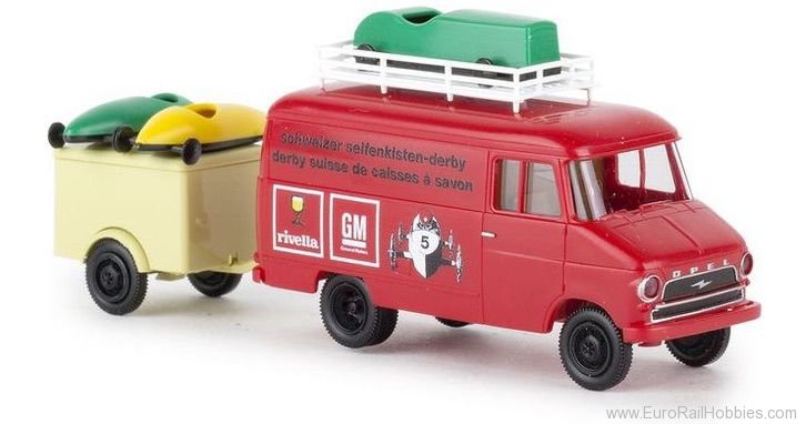 Brekina 35625 Opel Blitz '59 Soap Box Derby of Switzerland