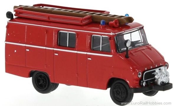 Brekina 35800 Opel Blitz LF 8 1959 Red/Black