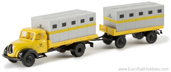 Brekina 42241 Magirus Mercur Weber-Behalter-Lastzug Deutsch