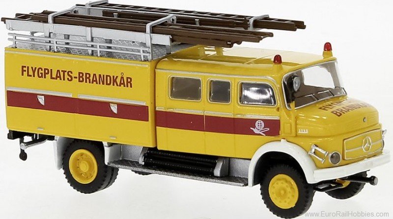 Brekina 47143 Mercedes LAF 1113 LF 16 yellow, 1970, branded