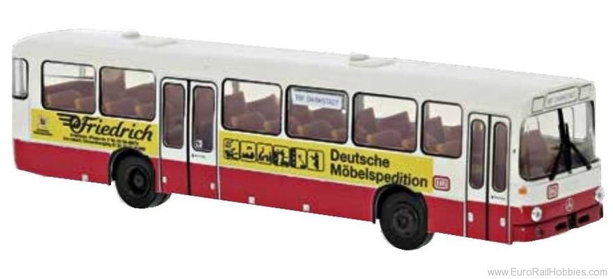 Brekina 50644 1970s Mercedes-Benz O 307 Bus - German Federa