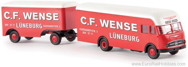 Brekina 57222 1950s Mercedes-Benz LP 322 Delivery Van - C.F