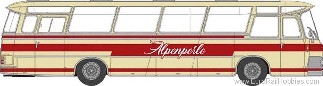 Brekina 58232 Neoplan NS 12 Reisebus Alpenperle